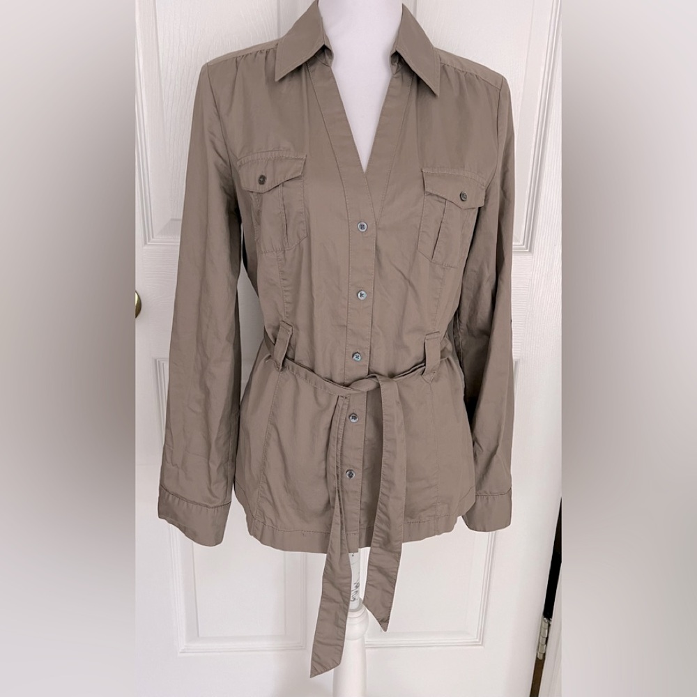 Ann Taylor Button Down Shirt Blouse - size 12